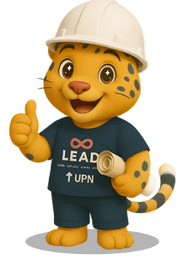 Auki, la mascota de LEAD UPN - Representando la energía y espíritu de nuestra comunidad estudiantil